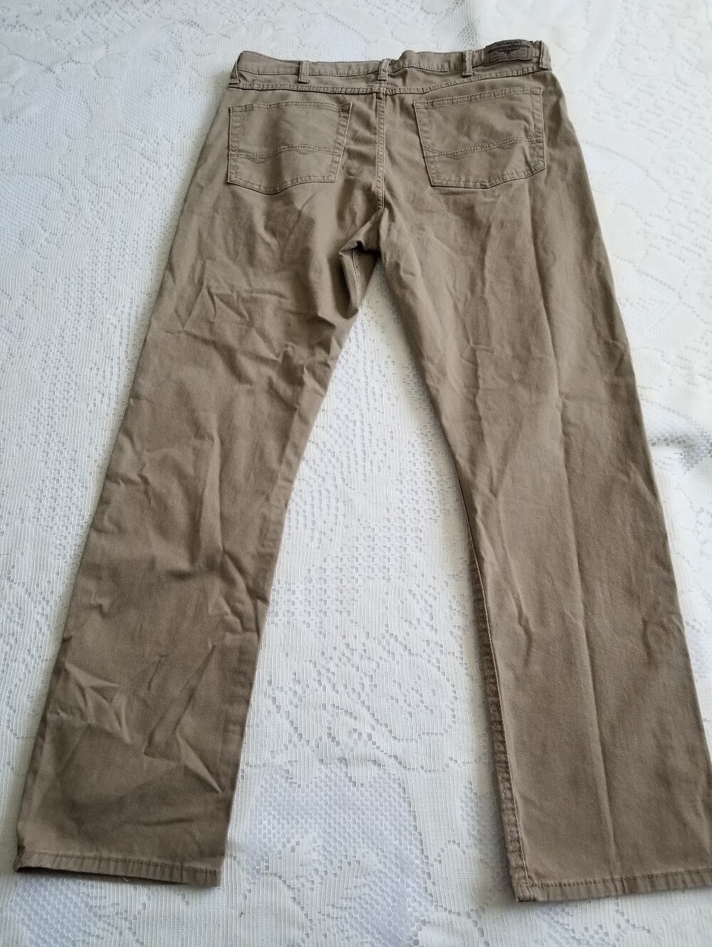 Wrangler Slim Straight Khaki Pants 36 x 30